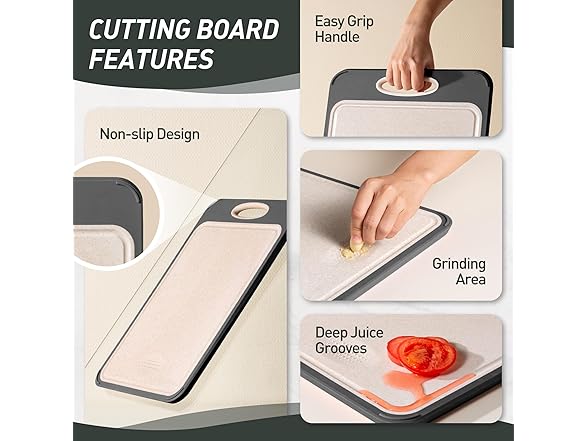 Socisen stainless steel cutting board