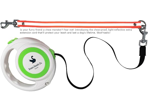 Retractable Dog Leash 16.4ft with Reflective