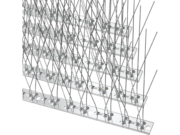 Bird Spikes with Stainless Steel Base