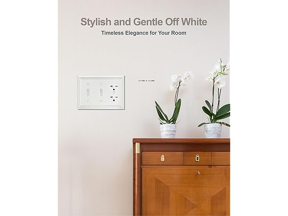 Metal Combination Wall Plate 4-Pack