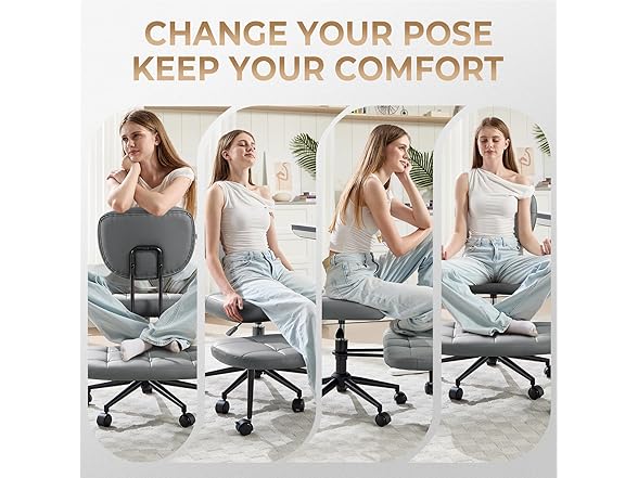 CHAIRMATE Cross Legged Office Chair