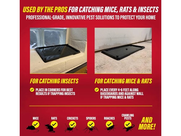 Hakol 10PK Large Glue Traps Rats, Mice, Snakes & Crawling Insects