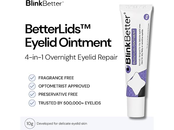 BlinkBetter BetterLids Eyelid Ointment Dry Itchy
