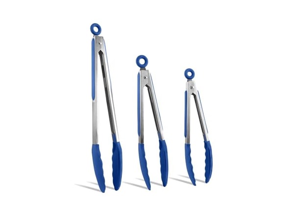 Navy 3-Piece Tongs