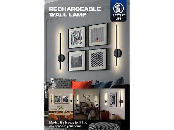 WAMBLZ Battery Operated Wall Sconces