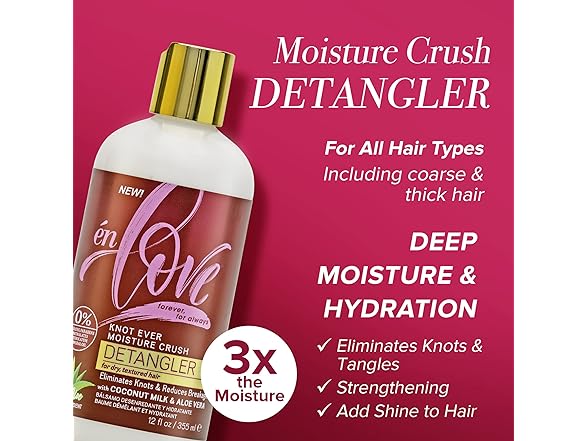 Knot Ever Moisture Crush Hair Detangler