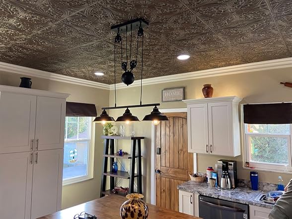 A La Maison Ceilings R139 Spanish Silver Ceiling Tile