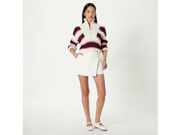 The Drop Women Russel Half Zip Sweater