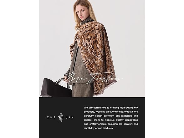 ZHE JIN Mulberry Silk Scarf