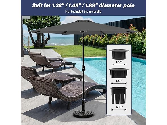 YSSOA Heavy Duty Antiqued Umbrella Base - Gallery 6