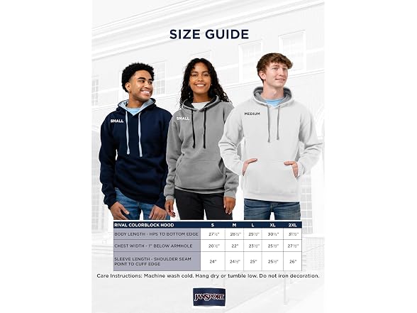 JanSport Unisex NCAA Rival Hood