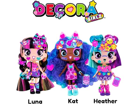 DECORA GIRLZ 5" Dolls -3 Pack C