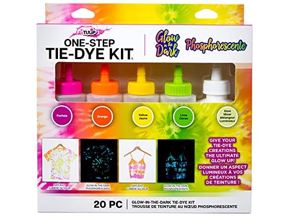 Tulip One-Step Tie-Dye Kit, Glow in the Dark Neon