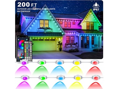 $39.99, Was $59.99, 33% Off! INZIDOL Permanent Outdoor Lights | Smart dealfomo