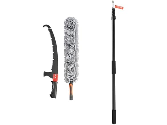 VEVOR Manual Pole Saw, 4.9-20 ft