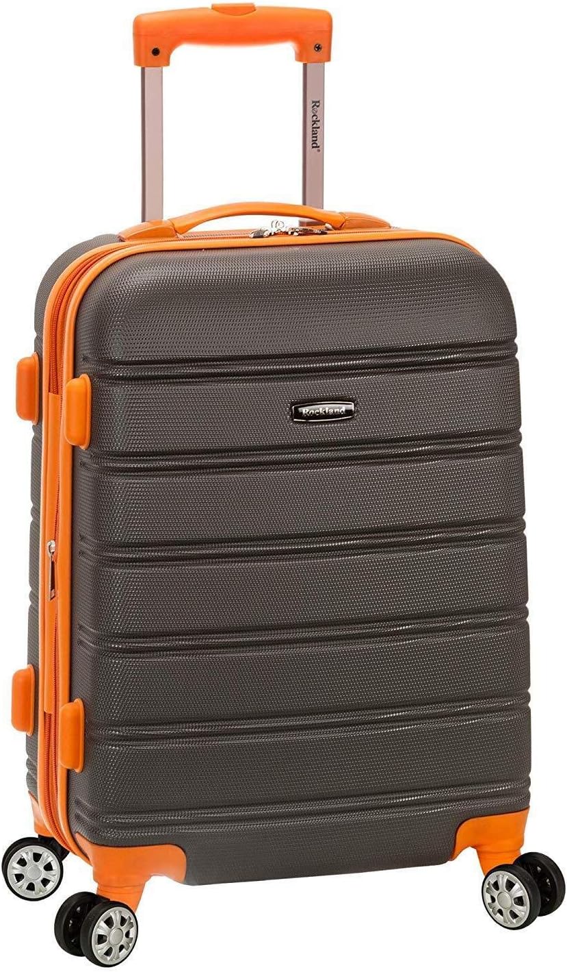 Rockland 28" Spinner Luggage Black - Gallery 15
