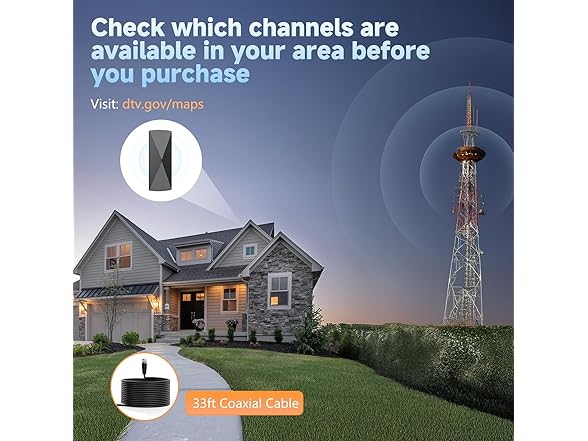 HIDEMI Digital TV Antenna