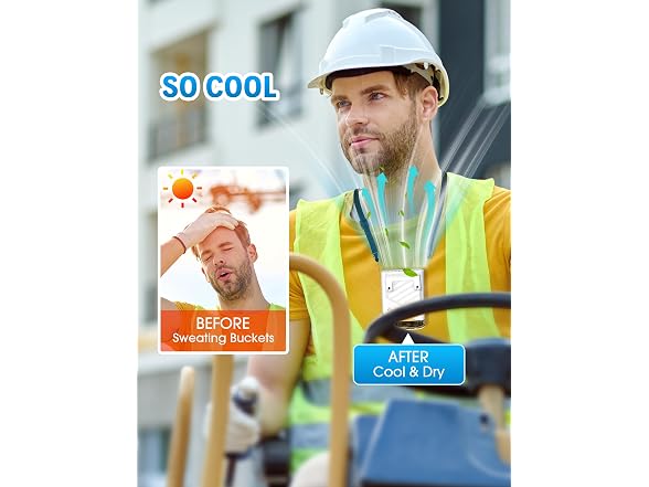 Grelife Portable Waist Fan, 40H Runtime