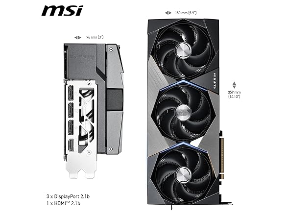 MSI Suprim Geforce Rtx5080 16G Soc Nvid