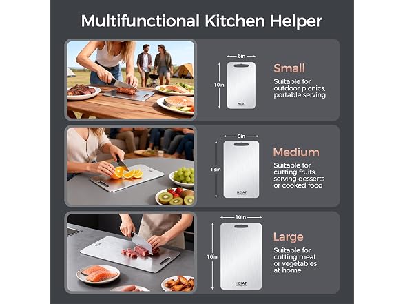 Titanium Cutting Board 3-Piece Set
