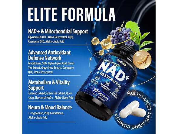 Puyflam 12-in-1 Liposomal NAD+ Supp