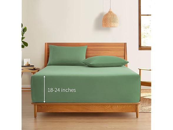 Extra Deep Pocket Twin Fitted Sheet