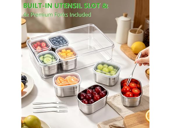 Xinzhanbuy Stainless Steel Snackle Box