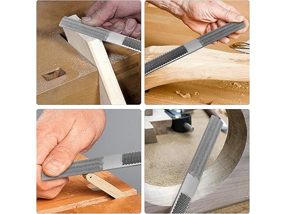 ANCIRS (2 Pack) 4 Way Wood Rasp