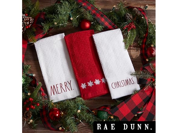 3Pk Rae Dunn Set of Hand Towels