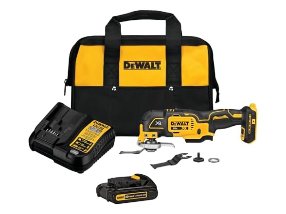 DEWALT DCS356C1 DEWALT 20V MAX XR Oscillating Tool Kit