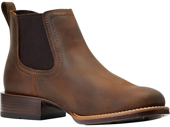 Ariat Booker Round Toe Western Men's Boots