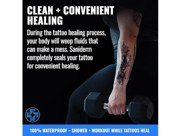 Saniderm Tattoo Aftercare Bandage 6x8 3 Sheets