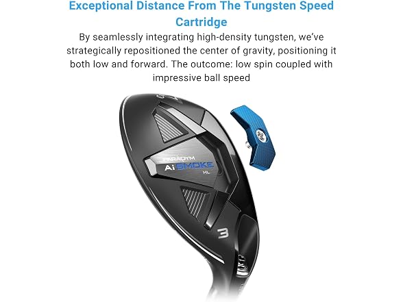 Callaway Paradym AI Smoke HL 4 Hybrid, Graphite, 5.0, Standard (Left Hand)