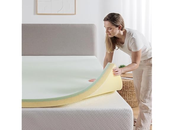 Zinus 4 Inch Green Tea Memory Foam Twin Mattress Topper