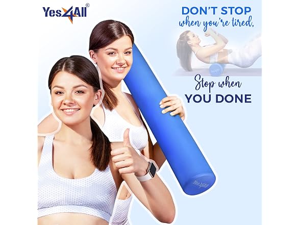Yes4All EVA Firm Foam Roller for Back
