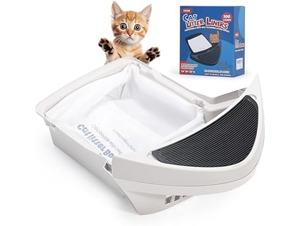 Cat Litter Box Liner Bags- 100 Pack