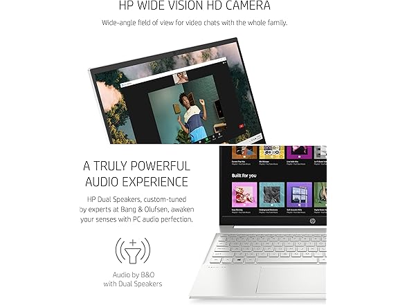 HP Pavilion 15 Laptop, 11th Gen Intel Core i7-1165G7