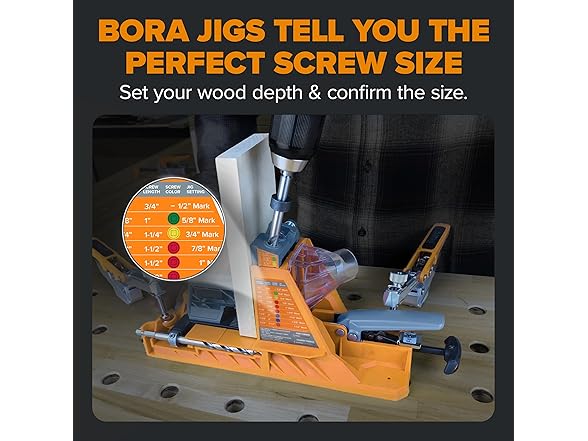 BORA BR-A170201 BORA Automatic Pocket Hole Jig Oran