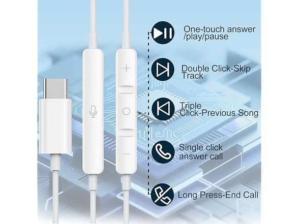 SKLNXAZ USB-C Headphones iPhone 17/16/15 Pro Max