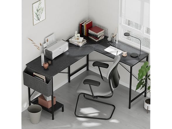 Simple Deluxe L Shaped Desk Gaming Computer