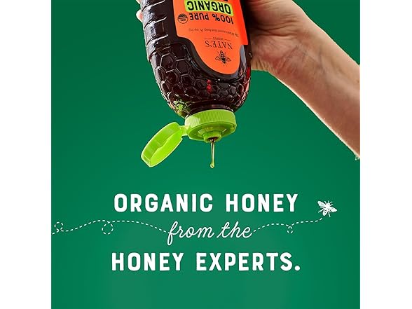 Nate's Organic 100% Pure, Raw & Unfiltered Honey