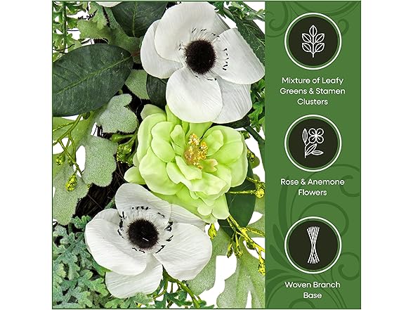 National Tree Company 24" Artificial Spring Wreath