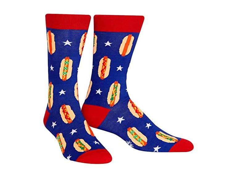 Sock It To Me, Foot Long, Men's Crew Socks