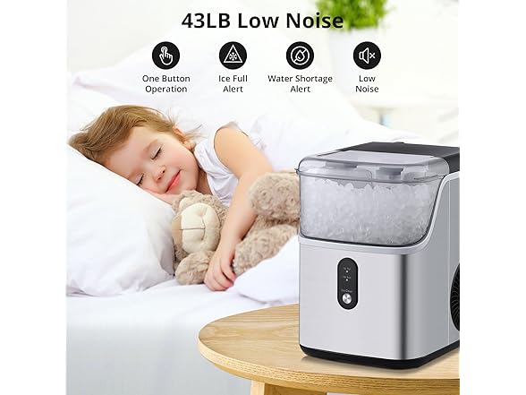 HobbyField 33lbs/24H Self-Cleaning Ice Maker