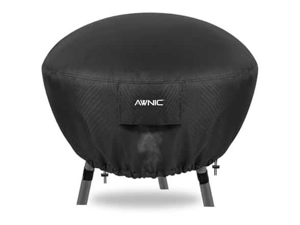 AWNIC 36"D x 20"H Round Fire Pit Cover 