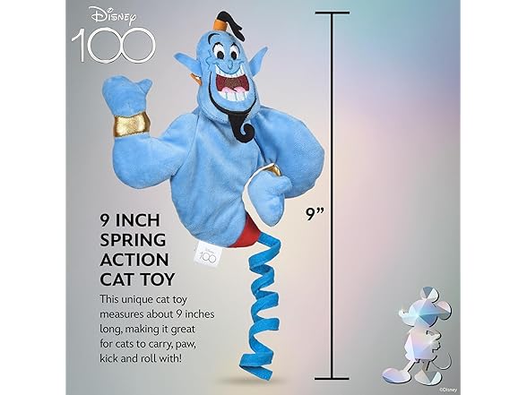 Disney for Pets Genie Cat Coil Toy with Catnip