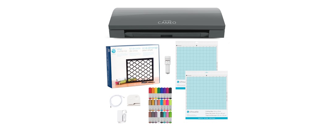 Silhouette Slate Grey CAMEO 3 Craft Bundle