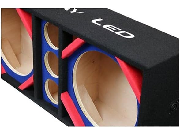 DEEJAY LED D12T3BLUE 12-inch Dual Empty