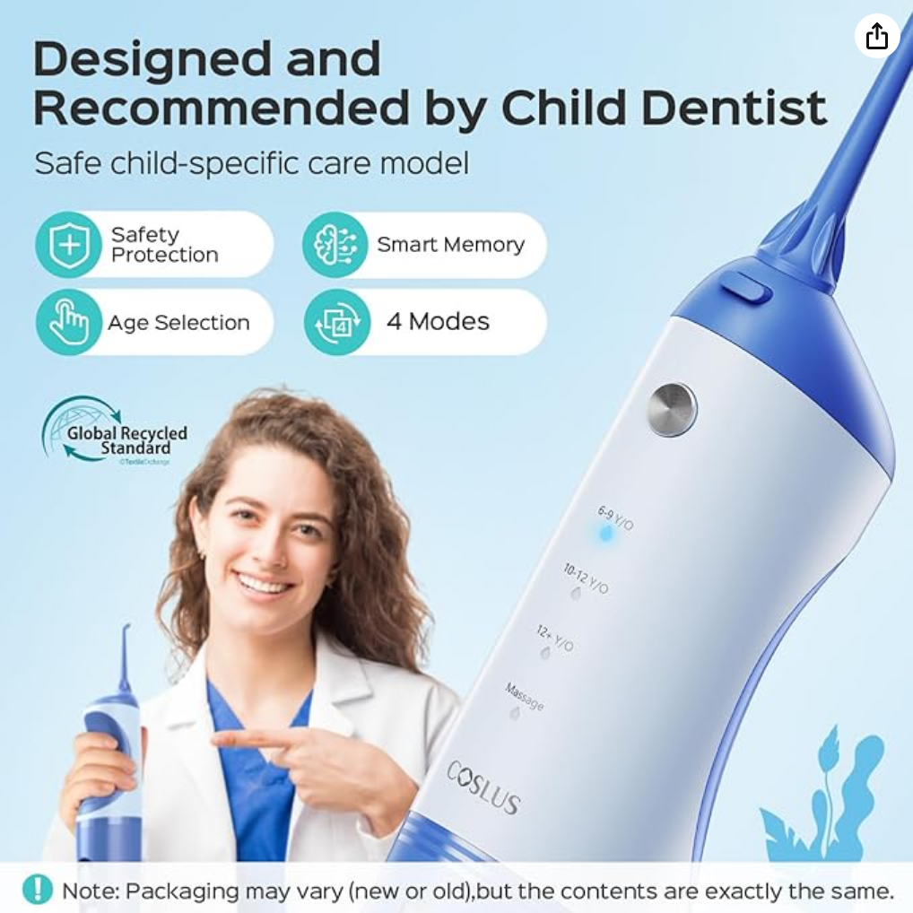 COSLUS C31 Water Flosser - Blue/White - Gallery 9