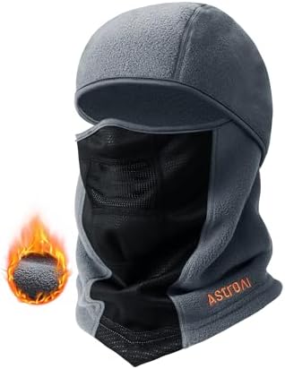 AstroAI ASISK1P M AstroAI Balaclava Ski Mask, Gray Gray
